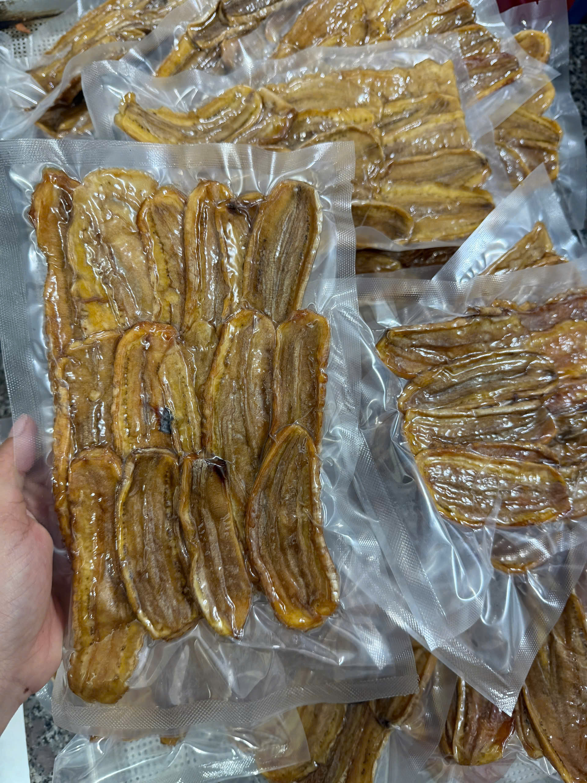 Chuối sấy dẻo cắt lát
