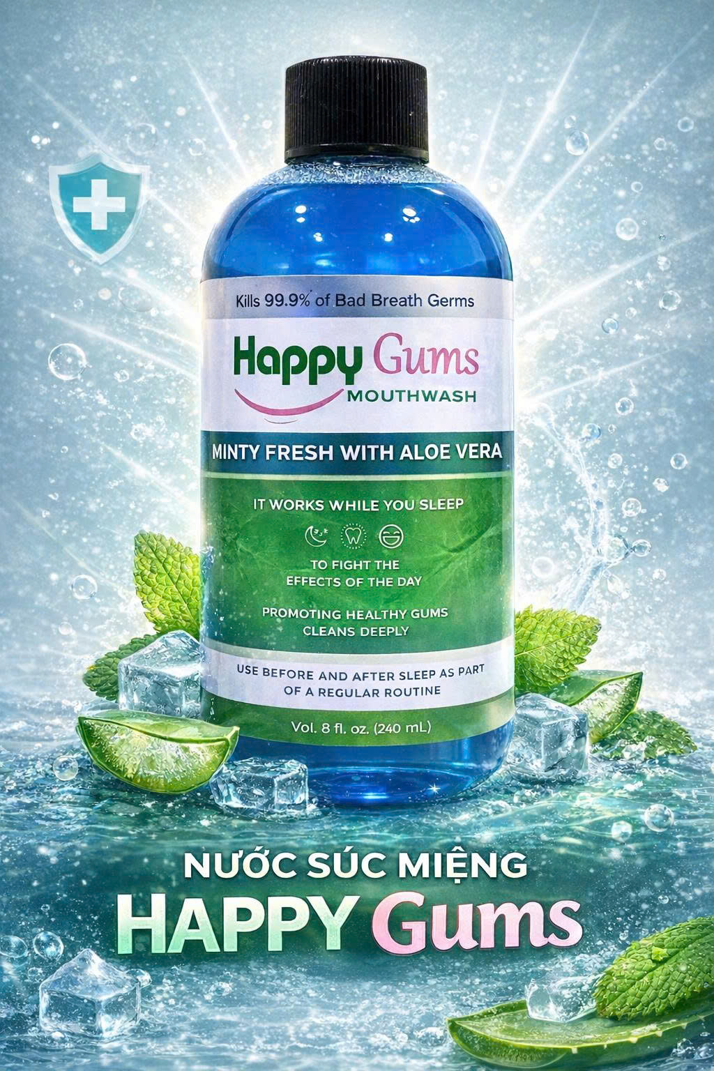 Nước súc miệng Happy Gums